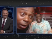 Dave Chappelle Makes Surprise Appearance During Michael Che Interview w/ Jimmy Kimmel