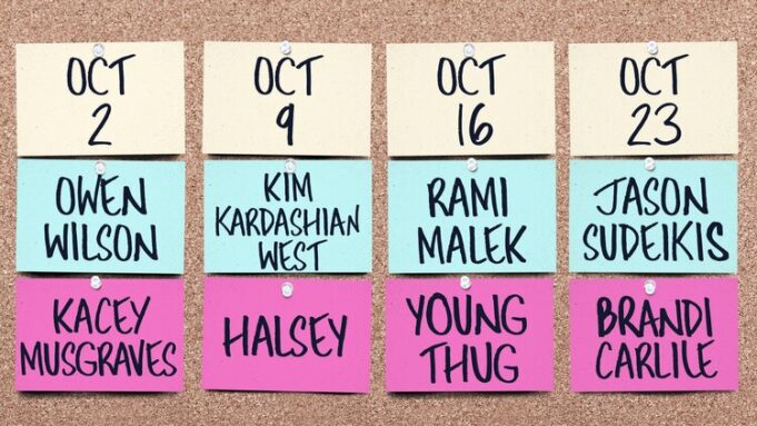 Saturday Night Live Picks Owen Wilson, Jason Sudeikis, Rami Malek, & Kim Kardashian To Host