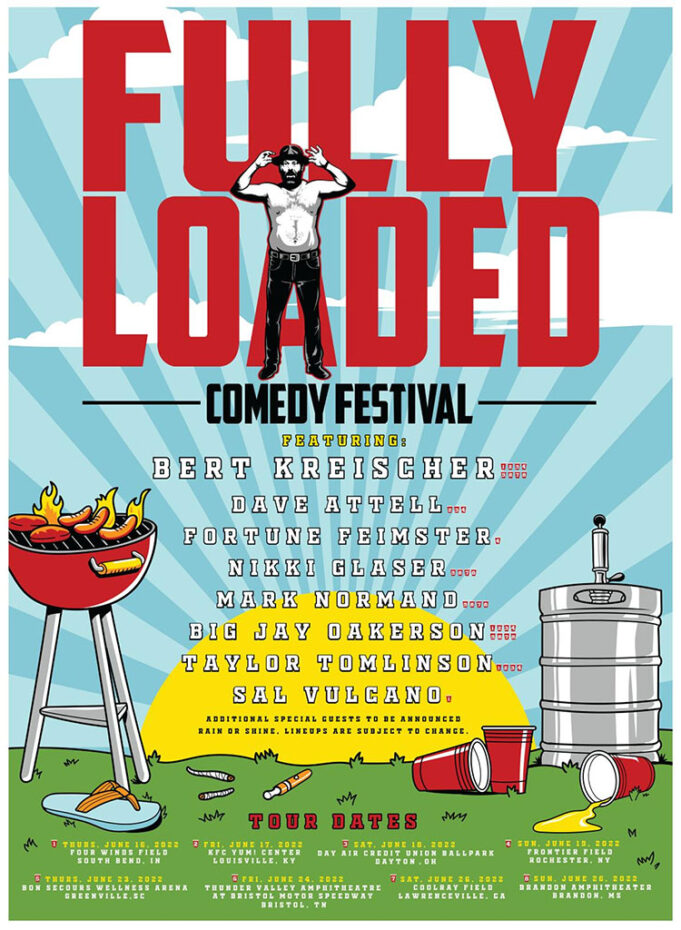Bert Kreischer Announces Fully Loaded Comedy Festival