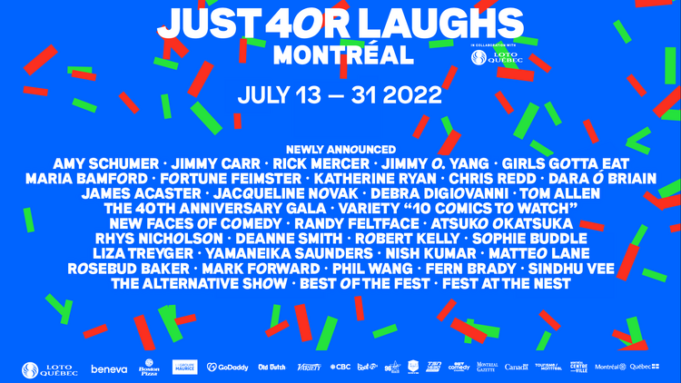 Amy Schumer, Jimmy Carr, & Rosebud Baker Added To 40th Just For Laughs Festival