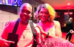 Dave Chappelle Hangs With Transgender Comedian Flame Monroe in Ohio