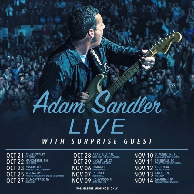 adam sandler tour 2022 special guest