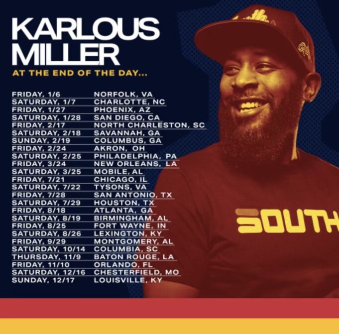 Comedian Karlous Miller Announces “At The End of the Day” Comedy Tour