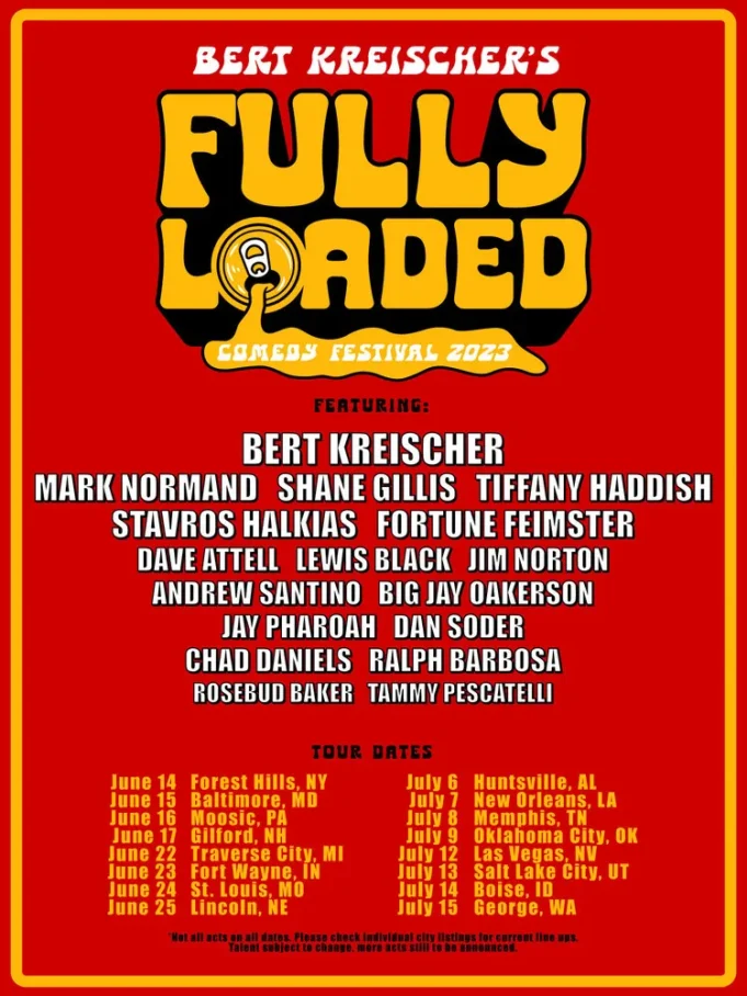 Bret Kreischer “Fully Loaded” Comedy Tour Returning June 2023