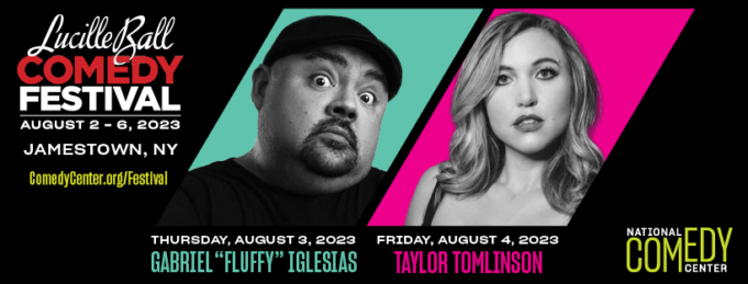 Gabriel Iglesias & Taylor Tomlinson to headline 2023 Lucille Ball Comedy Festival