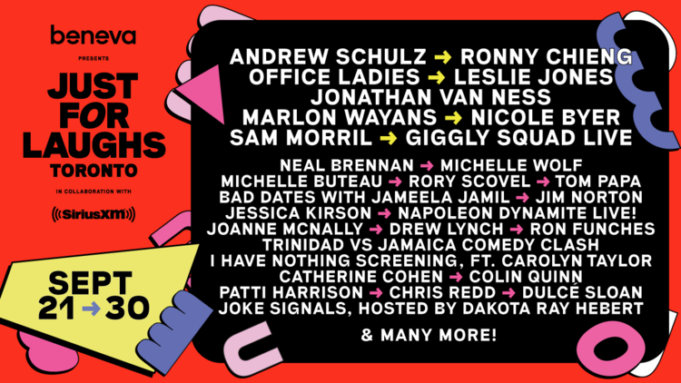 Just For Laughs: Toronto Announces 2023 Lineup