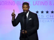 Jamie Foxx Makes First Public Appearance At Critics Choice Awards