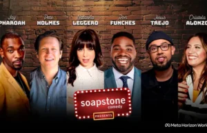“Soapstone Comedy Presents” VR Series With Jay Pharoah, Pete Holmes, Natasha Leggero & More