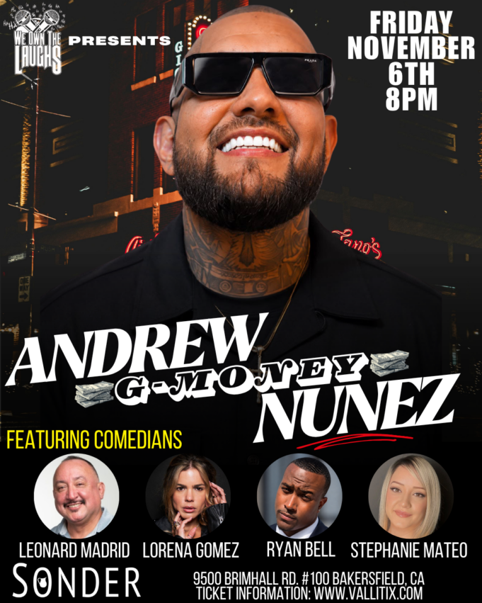 We Own The Laughs Presents Andrew “G-Money” Nunez